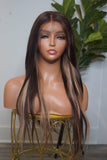 Straight Highlight Frontal Wig (13x4 HD Lace)